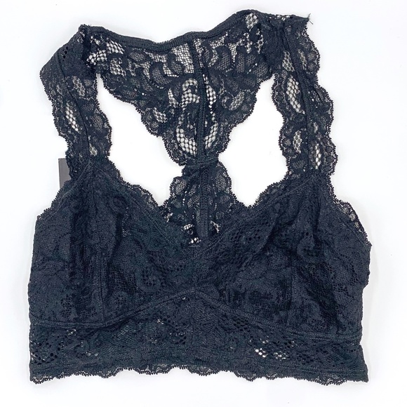 Express Black All Over Lace Bralette - Picture 1 of 3